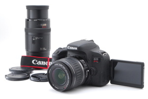 Canon キヤノン EOS Kiss X9i ダブルズームキット 新品SD32GB付き ショット数714回