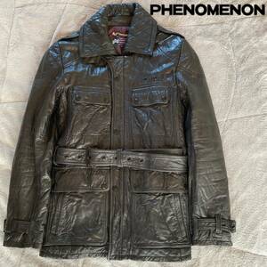 PHENOMENON/フェノメノン サファリ レザージャケット　ライダースジャケット　レザーコート