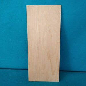 【薄板3mm】ハードメープル(114)　木材