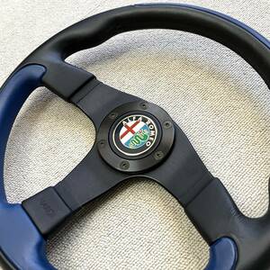 【美品】NARDI ナルディ ステアリング アルファロメオ ホーンボタン/MOMO/モモ/75/147/155/156/159/164/916/GTV/スパイダー/ミト/ジュリア