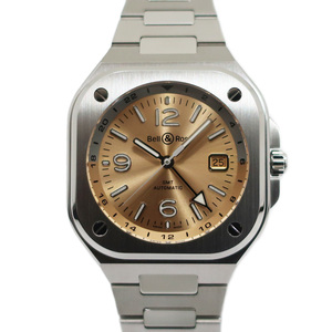 【天白】ベル&ロス BR05 GMT オレンジ BR05G-CH-ST/SST SS 未使用 メンズ 腕時計