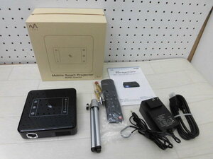 モバイルスマートプロジェクター MSP02 GEMINI Mobile Smart Projector ブラック台付き★即決の場合送料無料★管理番号104-17