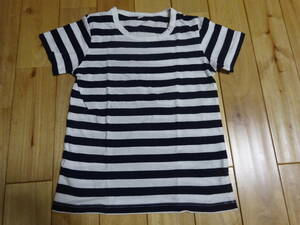 ★　良品計画　しましま半袖Tシャツ120cm　★USED