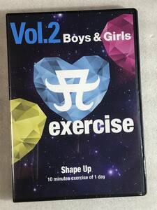 ☆即決DVD新品☆エクササイズ A exercise Vol.2 Boys&Girls Shape Up ZIN 管理その他箱ハ330