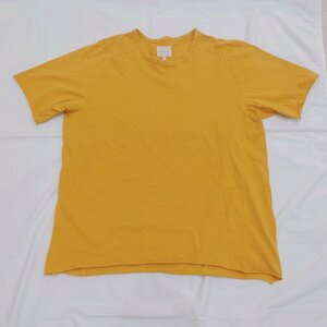CURLY&Co.　半袖 Tシャツ　サイズ2　イエロー　マスタード　無地　シンプル　カーリーアンドコー　PRIZMATIC S/S TEE