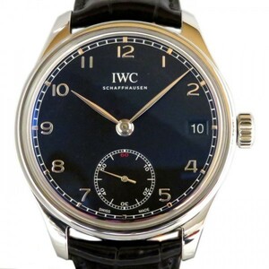 IWC ポルトギーゼ ハンドワインド 8デイズ IW510202 ブラック文字盤 新品 腕時計 メンズ