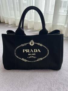 プラダ PRADA プラダ カナパ 黒 ハンドバッグ