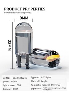 ☆T10 LED　COBバルブ ルームランプ ポジション 24V 高輝度 ホワイト ２個セット☆