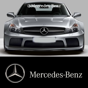 35インチ Mercedes Benz メルセデスベンツ AMG ウインドシールド デカール ステッカー ホワイト 白 90cm wf PETRONAS ペトロナス