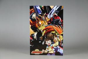 非売品 超勇者展 イベント 限定品 キービジュアル ポストカード 勇者王ガオガイガー 獅子王凱 エンブレム 紋章 タカラ 超勇者復古烈伝 即決