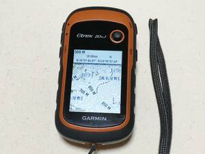 日本版 etrex 20xJ みちびき/GLONASS 日本詳細地形図202310 等高線 GARMIN ハンディGPS トレッキング 登山