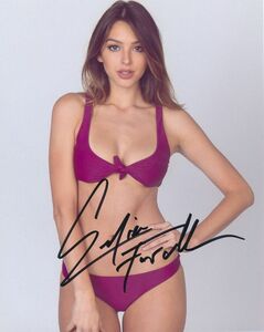 Celine Farach セリーヌ・ファラク★直筆サイン写真★証明書COA◆9433