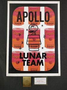 世界限定100枚 DEATH NYC アートポスター 69 ポップアート SNOOPY スヌーピー APOLLO アポロ Campbell ウォーホル スープ缶