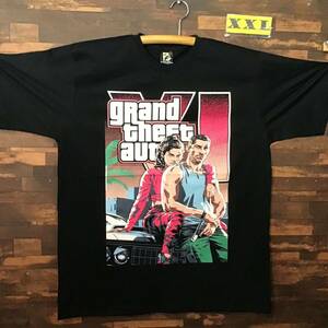 グランドセフトオート　6 イラスト　Tシャツ　XXLサイズ　Grand Theft Auto 半袖