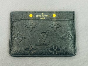 ルイヴィトン LOUIS VUITTON ポルトカルト・サーンプル カードケース モノグラム・アンプラント M69171 ノワール 黒色