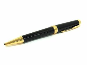 1円 ■新品同様■ PARKER パーカー ツイスト式 ボールペン 筆記用具 文房具 ステーショナリー メンズ ブラック系×ゴールド系 AW5651