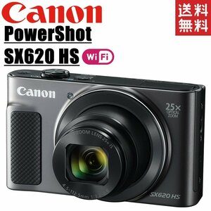 キヤノン Canon PowerShot SX620 HS パワーショット ブラック コンパクトデジタルカメラ コンデジ カメラ 中古