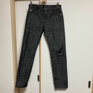 【美品】A.P.C. NEW STANDARD アーペーセー ニュースタンダード リジッド デニムパンツ ジーンズ ブラック W31 マカオ製