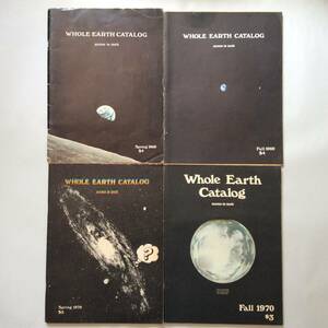 【4冊セット】Whole Earth Catalog Spring 1969 - Fall 1970（ホールアースカタログ 第2号から第5号まで 4冊）