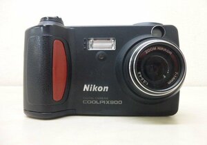 10085● Nikon ニコン COOLPIX800 クールピクス コンパクトデジタルカメラ ソフトケース付き ジャンク●