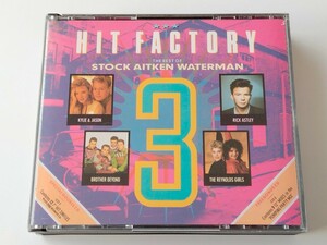 HIT FACTORY 3: THE BEST OF STOCK AITKEN WATERMAN 2CD PWL UK HFCD8 89年盤,Party Mix 1&2,Kylie Minogue,Rick Astley,Samantha Fox,
