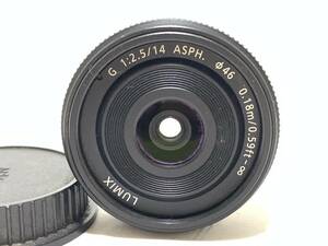 ★特上品★ Panasonic パナソニック LUMIX G 14mm F2.5 ASPH. @2482