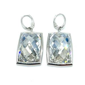 SWAROVSKI スワロフスキー ピアス イヤリング Nirvana Crystal DTL 1144364 ニルヴァーナ クリスタル スクエア