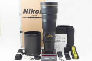☆極上美品☆ Nikon ニコン AF-S NIKKOR 500mm F4 G ED VR 専用ケース 他付属品 ♯24022904