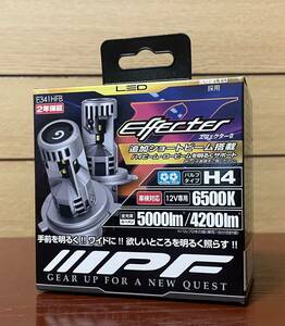 1000円スタート　IPF LEDヘッド&フォグバルブ　H4バルブ　「E341HFB」 6500K