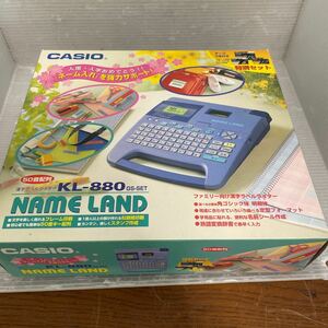 未使用品？◆CASIO ◆カシオ◆NAME LAND◆ネームランド◆漢字ラベルライター◆KL-880◆