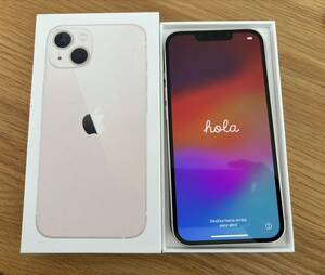 iPhone 13 128GB ピンク MLNE3J/A 箱・付属品完備