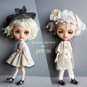 // pieni-ovi // Blythe outfit ブライス アウトフィット 4月のお洋服セット