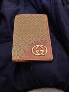 グッチ GUCCI カードケース 名刺入れ カード入れ　ディアマンテ柄　ｇｇ　キャンバス