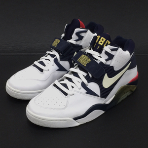 ナイキ サイズ 32cm AIR FORCE 180 310095-141 スポーツシューズ メンズ 白×紺×赤 タグ付き 保存箱有り NIKE