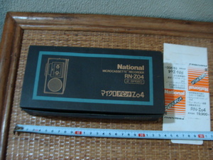 National製 マイクロカセット・レコーダー RN-Z04 ダ・ビンチ Z04　現状品