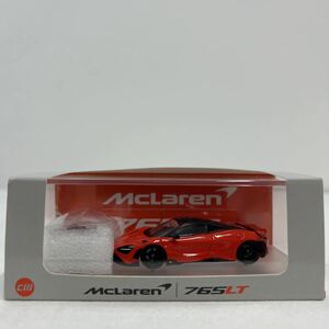 CM MODEL 1/64 McLaren 765LT Orange マクラーレン ミニカー カスタムホイール付き ミニカー モデルカー