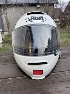 SHOEI ショウエイ NEOTECⅡ NEOTEC2 ネオテック2 ルミナスホワイト　Mサイズ 　ビーコムプレイ付き