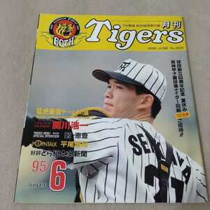【阪神】月刊Tigers　月刊タイガース　1995年6月【表紙】関川浩一