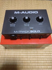 オーディオインターフェース M-AUDIO M-TRACK SOLO