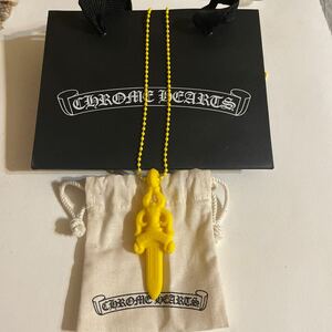 新品未使用品『CHROME HEARTS』SLCN PDT DAGGAR LRGシリコンネックレス クロムハーツ 国内正規品 ダガー アクせ