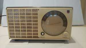 ナショナル真空管ラジオ 、DL-380（1955年、昭和30年式）、作動、オリジナル品