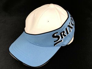 未使用 SRIXON スリクソン キャップ ホワイト ブルー サイズフリー F10-98