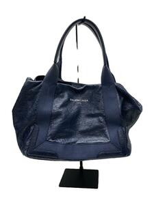 BALENCIAGA◆トートバッグ/レザー/NVY/339933・4020・D・002123