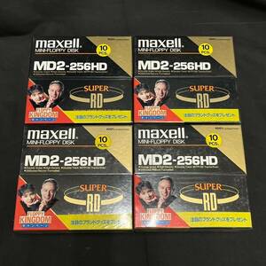 BEK101A 未開封品 maxell マクセル フロッピーディスク MD2-256HD ミニフロッピーディスク 10pcs.×4個セット