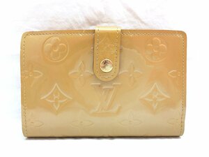 送料無料 美品 LOUIS VUITTON ルイヴィトン ヴェルニ ポルトフォイユ・ヴィエノワ 財布 折りたたみ財布 レディース M91525　