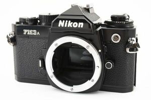 ◆希少◆ ニコン Nikon FM3A ボディ Fマウント ブラック フィルムカメラ #4037