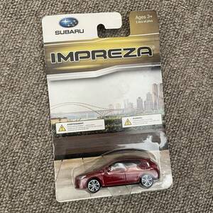 USスバル GT型 インプレッサ 1:64 ミニカー レッド SUBARU IMPREZA ダイキャスト