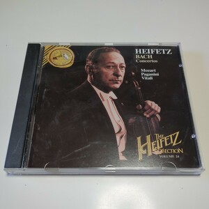 The Heifetz Collection Vol.24 ハイフェッツ Bach Concertos Mozart Paganini Vitali バイオリン CD クラシック Jascha Heifet 中古