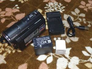 送料無料 SONY プロジェクタ内蔵 HDビデオカメラ HDR-PJ590V
