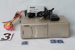 KS-477-3 サンヨー SANYO CDF-C102 CDチェンジャー10連奏 FMステレオモジュレーター・リモコン付き
